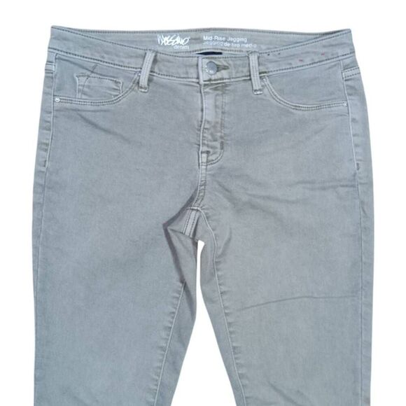 Mossimo Mid Rise Jeggings Jeans Sage Green Stretch Sz 6 28 Super Stretch - Picture 2 of 6